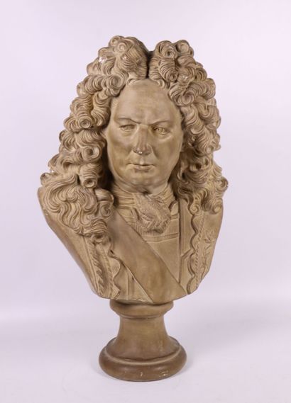 null Antoine COYSEVOX (1640-1720), d'après.

Buste de Sébastien LE PRESTRE, marquis...