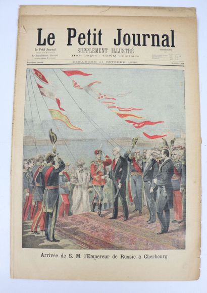 null Série de six numéros du Petit journal relatifs à l'Alliance franco-russe : dimanche...
