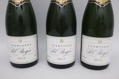 null CHAMPAGNE POL ROGER BRUT. 
6 bouteilles, une e.a.