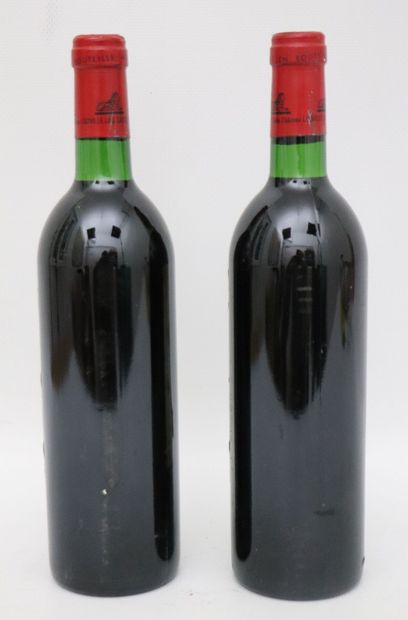 null CHATEAU LEOVILLE LAS CASES.
Millésime : 1981.
2 bouteilles, e.a.