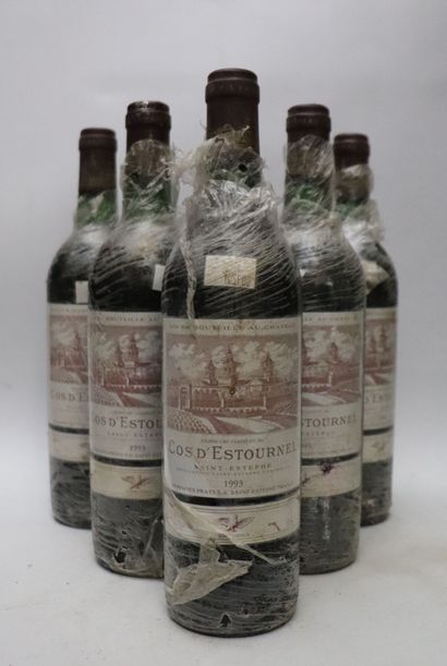 null CHATEAU COS D'ESTOURNEL.
Millésime : 1993.
6 bouteilles, 2 b.g.