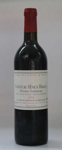 null CHATEAU HAUT BAILLY.
Millésime : 1992.
1 bouteille