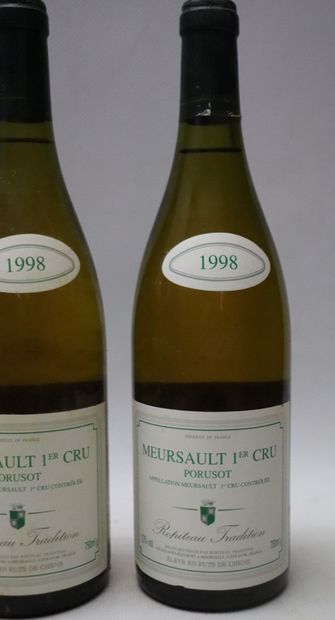 null MEURSAULT 1er CRU PORUSOT.
ROPITOT Tradition.
Millésime : 1998.
2 bouteille...