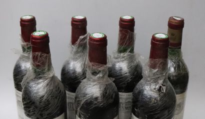 null CHATEAU BELGRAVE.
Millésime : 1995.
6 bouteilles, 2 b.g.
Millésime : 1983.
1...