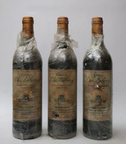 null CHATEAU COS LABORY.
Millésime : 1995.
3 bouteilles, 1 b.g., e.t.