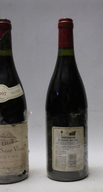 null ROMANEE SAINT VIVANT GRAND CRU.
MOILLARD GRIVOT.
Millésime : 1997.
2 bouteilles,...