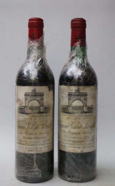 null CHATEAU LEOVILLE LAS CASES.
Millésime : 1979.
2 bouteilles, 1 e., e.t.