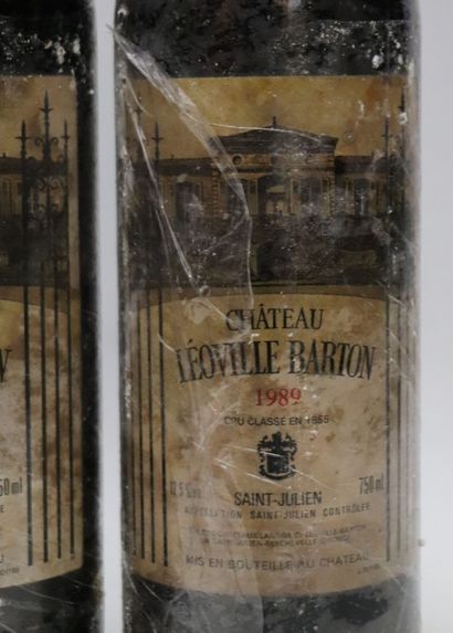 null CHATEAU LEOVILLE BARTON.
Millésime : 1989.
2 bouteilles, e.t.a.