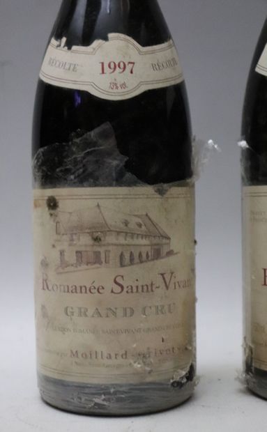 null ROMANEE SAINT VIVANT GRAND CRU.
MOILLARD GRIVOT.
Millésime : 1997.
2 bouteilles,...