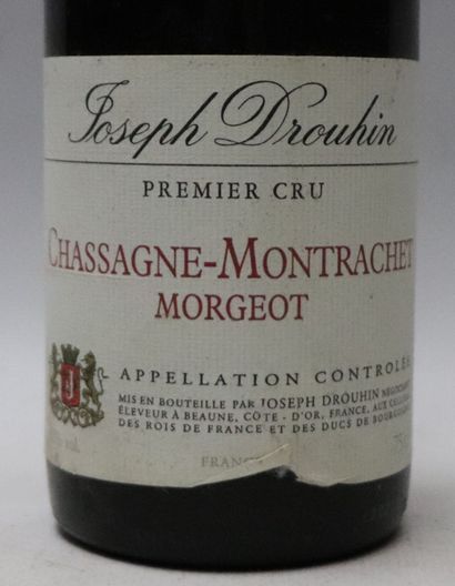 null CHASSAGNE MONTRACHET 1er CRU MORGEOT.
Joseph DROUHIN.
Millésime : 1994.
1 bouteille,...