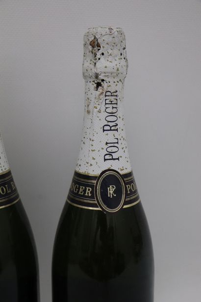 null CHAMPAGNE POL ROGER BRUT. 
6 bouteilles, une e.a.