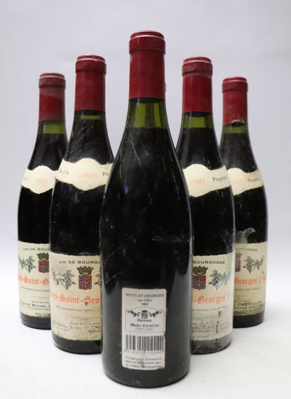 null NUITS SAINT GEORGES 1er CRU.
Michel CHEVILLON.
Millésime : 1991.
6 bouteilles,...