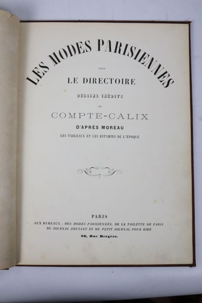 null François Claudius COMPTE-CALIX (1813-1880).
Les modes parisiennes sous le Directoire
Paris,...