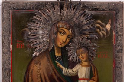 null Icône « Vierge à l'enfant »
Offerte au monastère Herbovetsky à Chisnau en Moldavie,...