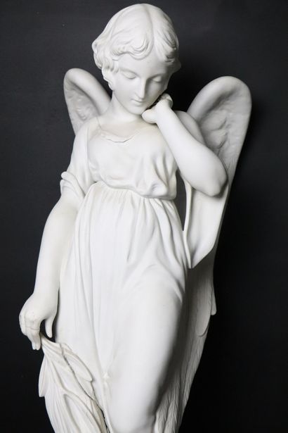 null Armand GODARD (active in the 19th century).
Angel with drape.
Important cookie...