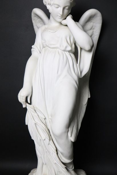 null Armand GODARD (active in the 19th century).
Angel with drape.
Important cookie...