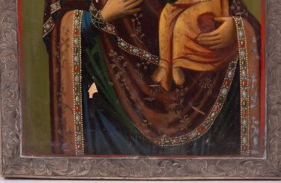 null Icône « Vierge à l'enfant »
Offerte au monastère Herbovetsky à Chisnau en Moldavie,...