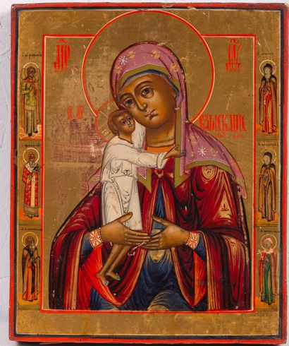 Icône « Vierge à l'enfant »
Russie, XIXe...