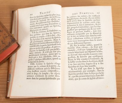 null MEDICINE. Traité des tumeurs et des ulcères. Paris, Guillaume Cavelier, 1759....