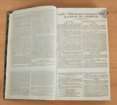 null EMPIRE. 
Journal de l'Empire. 1er janv. 1814 - 31 mars 1714. [devient :] Journal...