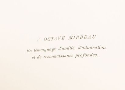 null MAETERLINCK. Pelléas et Mélisande. Paris, Piazza, 1924. In-8, maroquin janséniste...