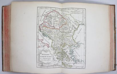 null ROBERT DE VAUGONDY. New Portable Atlas intended mainly for the instruction of...