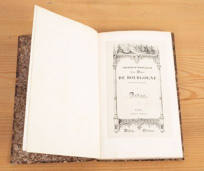 null BARANTE. 
History of the Dukes of Burgundy of the House of Valois. Atlas. Dufey,...
