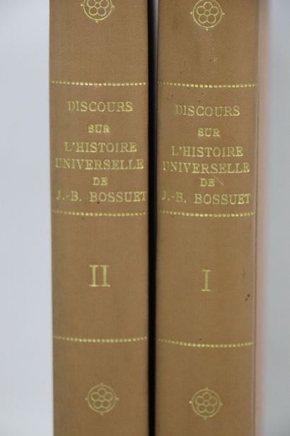 null BOSSUET. Discourse on Universal History. Paris, Librairie des
bibliophiles,...