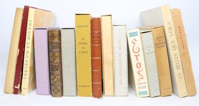null Lot of modern illustrated books, used condition, including Bécat, Lobel-Riche,...