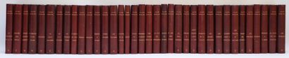 null ROMAINS (Jules) of the French Academy. [OEuvres diverses. 13 vol. - Les hommes...