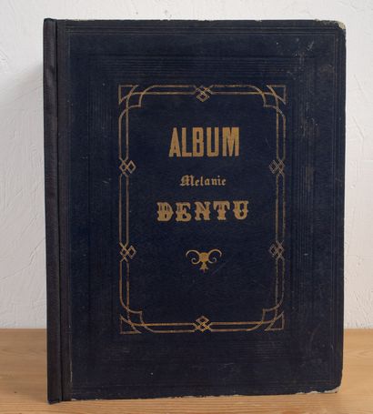 null MUSIC. 
Album of Mrs. Mélanie Dentu. Lyrics by Mr. Clovis Michaux, Augste Barbier,...