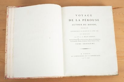null LA PÉROUSE. 
Voyage de La Pérouse autour du monde. Paris, Imprimerie de la République,...