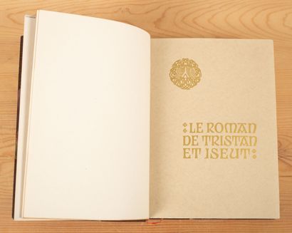 null BÉDIER (Jospeh). Le roman de Tristan et Iseut, renouvelé. Paris, Piazza. In-8,...