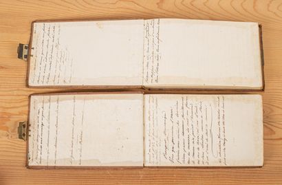 null MANUSCRIT. Carnet manuscrit vers 1812 : poèmes, réflexions... en anglais et...
