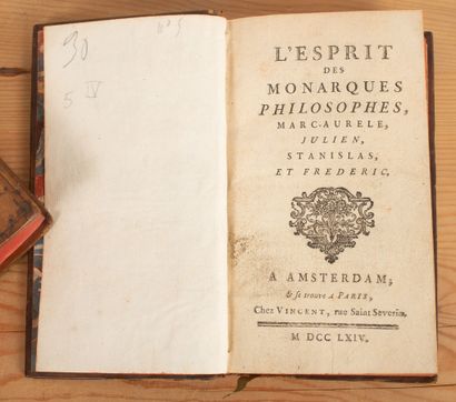 null LA PORTE (Joseph de)]. The Spirit of the philosopher monarchs, Marcus Aurelius,...