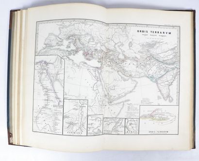 null SPRUNER-MENKE. Atlas antiquus. Justi Perthes, Gothae, 1865. In-folio,

half-leather...