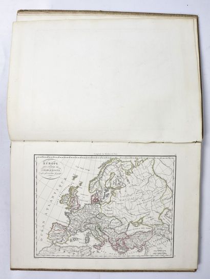 null ATLAS. — CHIQUET. Le nouveau et curieux atlas géographique et historique ou...
