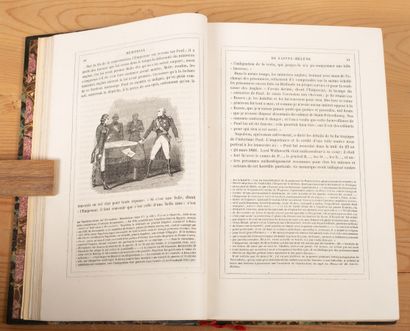 null LAS CASES. Mémorial de Sainte Helène. Paris, Ernest Bourdin, 1842. 2 vol. large...