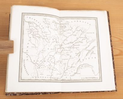 null BARANTE. 
Histoire des ducs de Bourgogne de la Maison de Valois. Atlas. Dufey,...