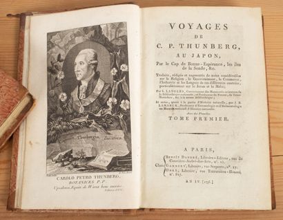 null THUNBERG (C. P.). Voyages to Japan by the Cape of Good Hope, the Sunda Islands,...