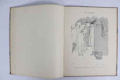 null [FORAIN]. Nous, vous, eux. Paris, La Vie parisienne, 1893. In-folio, bradel...