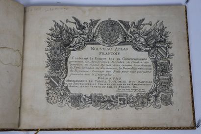 null ATLAS. - CHIQUET. Nouveau atlas françois contenant la France, ses 12 gouvernements...