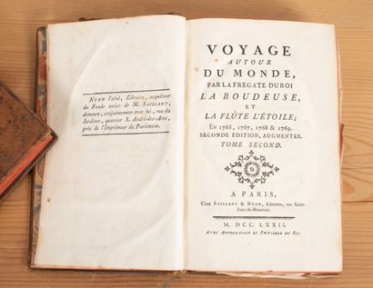 null BOUGAINVILLE. Voyage around the world by the King's frigate La Boudeuse and...