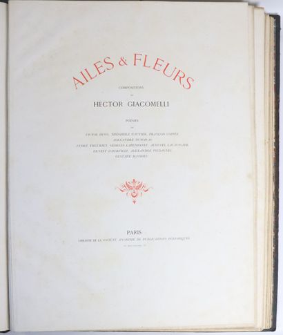 null GIACOMELLI. Ailes et fleurs. Paris, Librairie de la Société anonyme de publications...