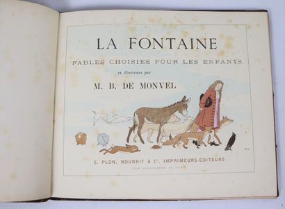 null ENFANTINA. - Set of 5 works: 
BOUTET DE MONVEL. Songs of France. Paris, E. Plon,...
