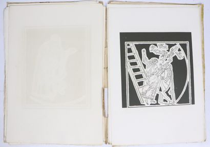 null DANTE. La Divine comédie. Paris, Jacques Beltrand, 1922. 3 vol. in-folio, in...
