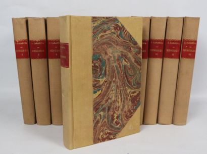 null CASANOVA. Mémoires. Paris, La Sirène, 1924-1935. 12 tomes in-8, bradel demi-percaline...