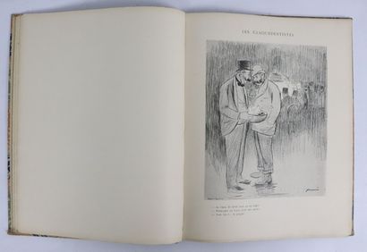 null [FORAIN]. Us, you, them. Paris, La Vie parisienne, 1893. In-folio, bradel gray...