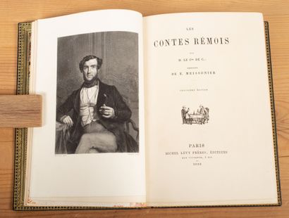 null CHEVIGNÉ (Count A.)]. Les contes rémois. Paris, Michel Lévy frères, 1858. In-12,...