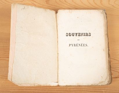 null SAMAZEUILH. Souvenirs des Pyrénées. Agen, Prosper Noubel, 1827. In-8, débroché,...